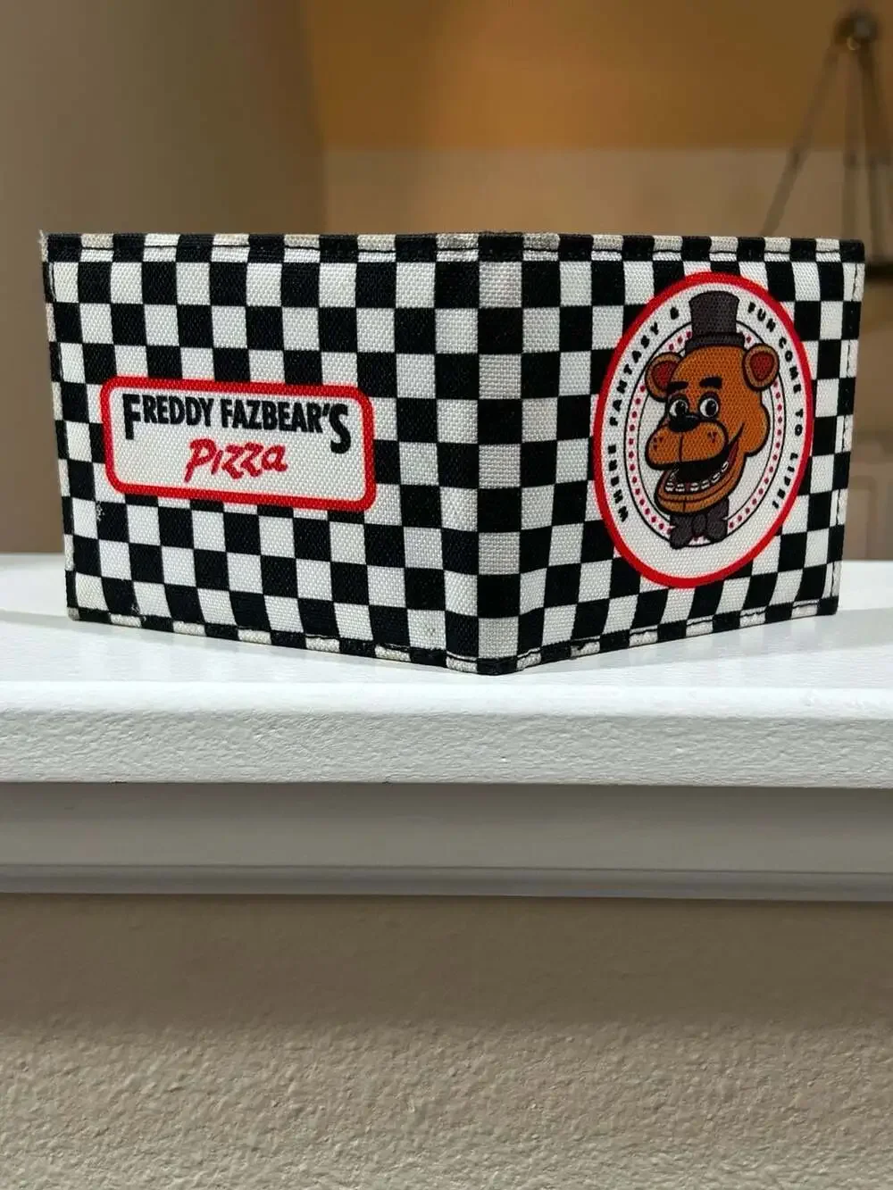 Five Nights at Freddy's Checkerboard Wallet